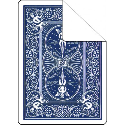 Bicycle Cards - Blank Face, Blue Back (Pack of 5)